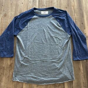 Marine Layer 3/4 Sleeve Raglan Baseball Shirt